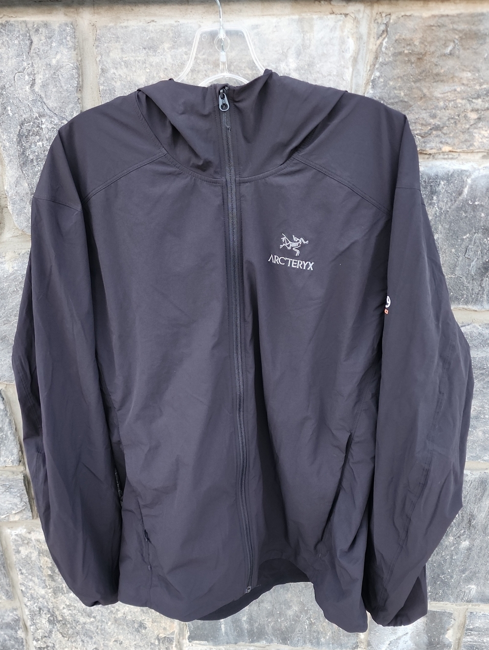 Arc'teryx Men's Black Gamma SL Hoody Windbreaker Jacket sz Large